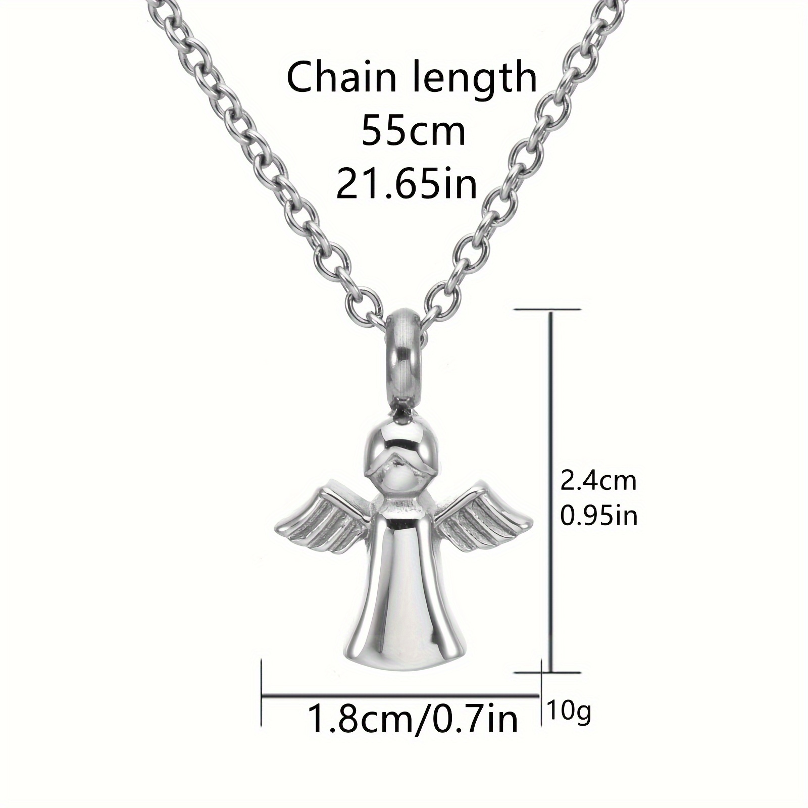 Stainless Steel Memorial Pendant Cremation Jewelry