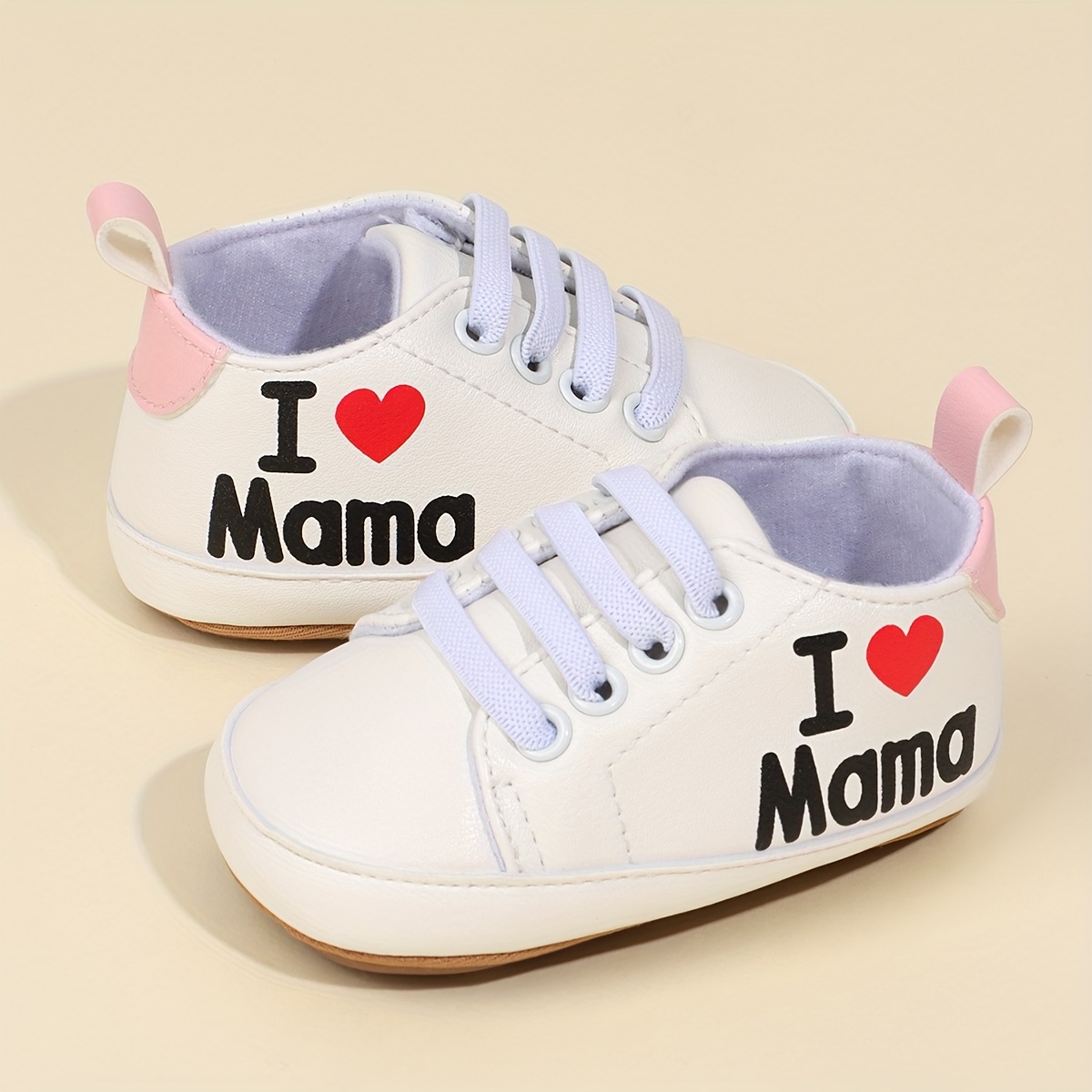 Witte sneakers met zachte zool voor baby's en peuters (jongens en meisjes)