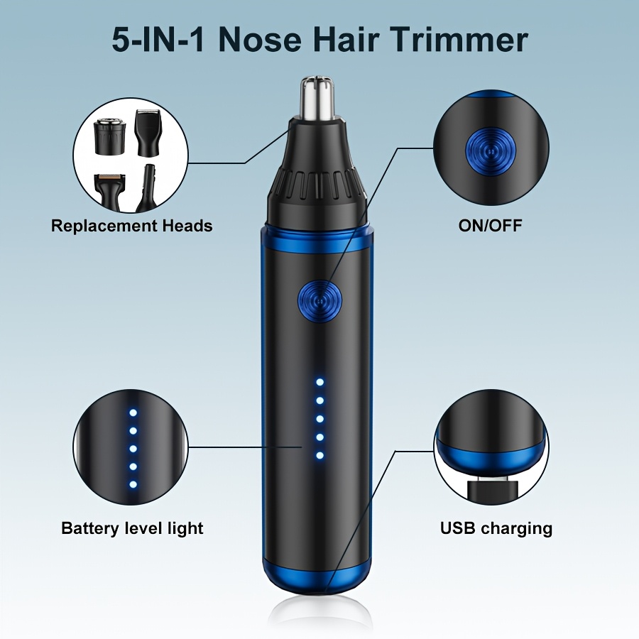 Multifunctional Men's Care Set with Razor, Trimmer & Knife