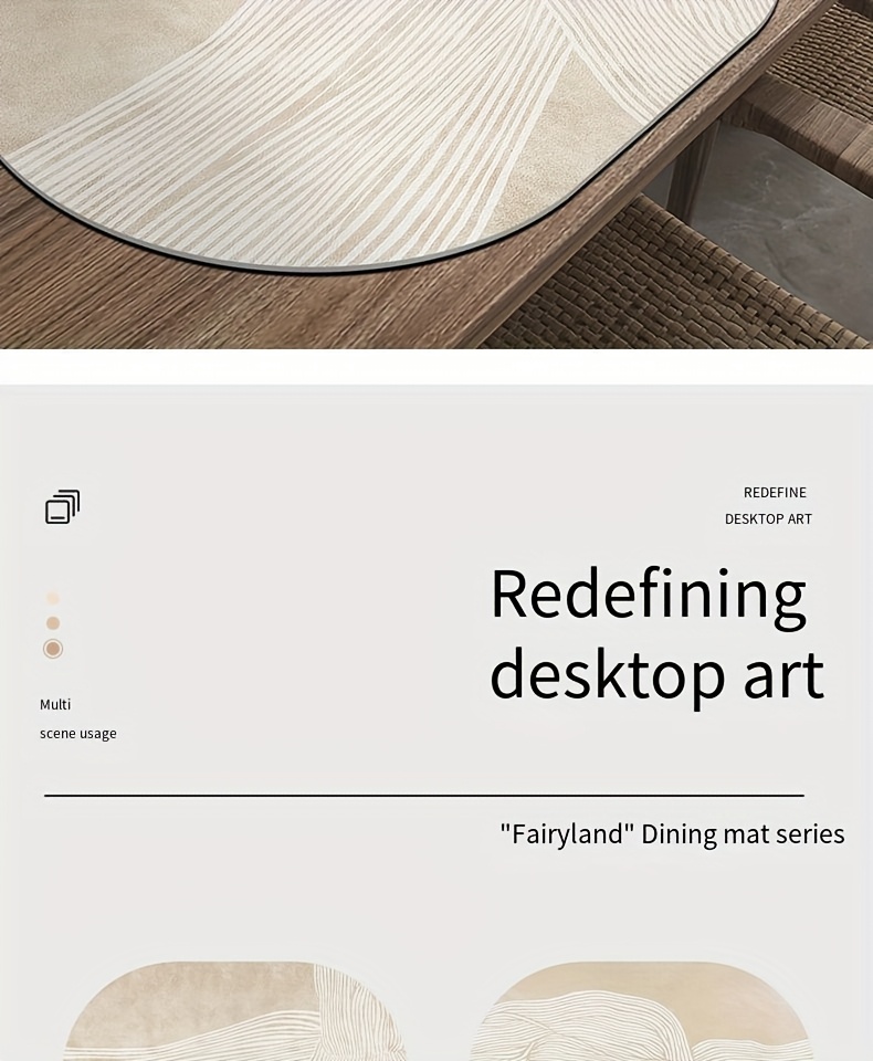 4pcs rectangular pu leather dining table placemats high quality heat resistant with minimalist white   on beige rounded edges for thanksgiving home parties everyday use holiday table decor elegant table setting mats Product details 1