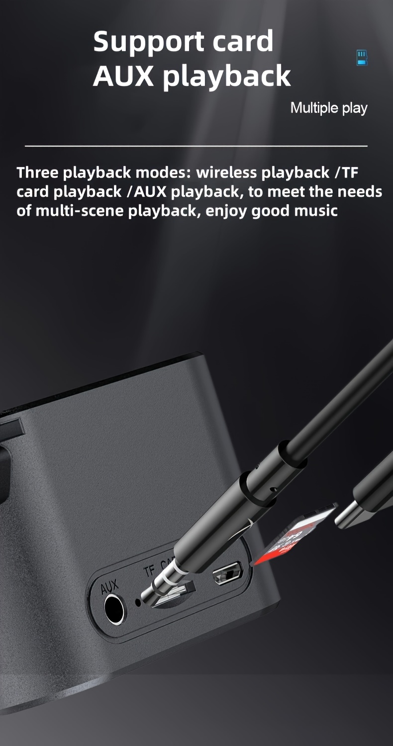 Compact Pink Portable Speaker, FM Radio, LED LCD Mirror, Wireless Microphone, Wireless Connection, USB Charging, High Quality Audio, TF Card, Adjustable Volume And Brightness. Suitable for Easter, Birthday Gifts, Mini Wireless Alarm Clock Speaker