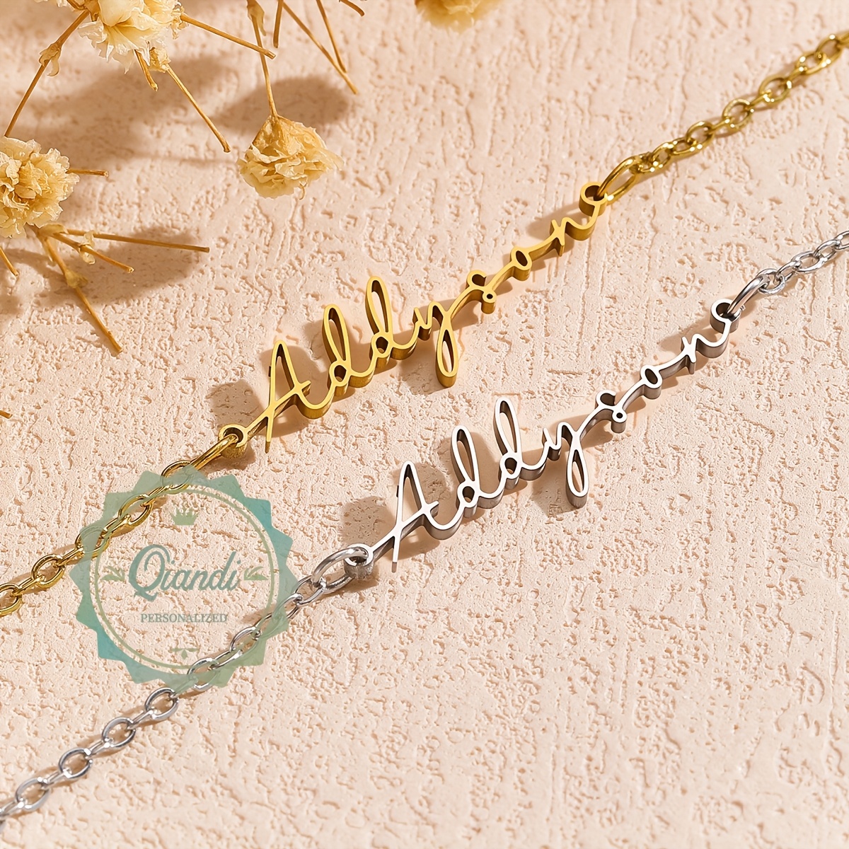 Custom Addyson Bracelet, Personalized Stainless Steel Gift