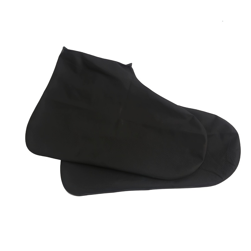 1 Pair High Elasticity Latex Rain Boot Overshoes, Waterproof Reusable Shoe Covers, Non-Slip Outdoor Rainy Day Footwear Protection