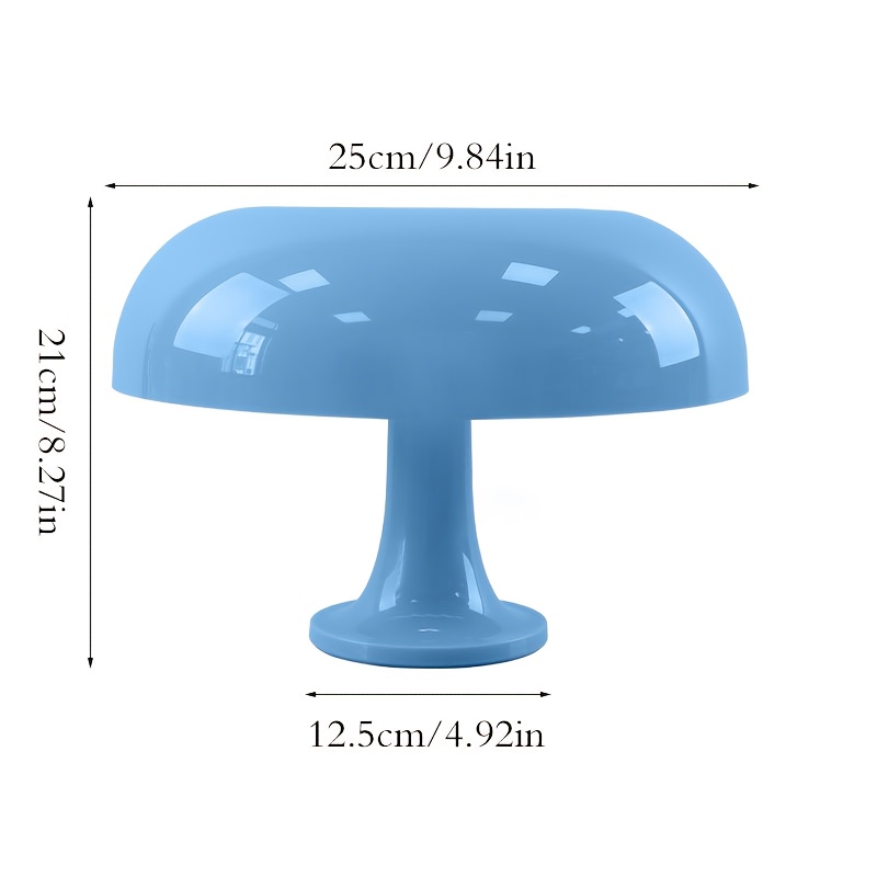 Modern Minimalist LED Mushroom Table Lamp, USB-Powered