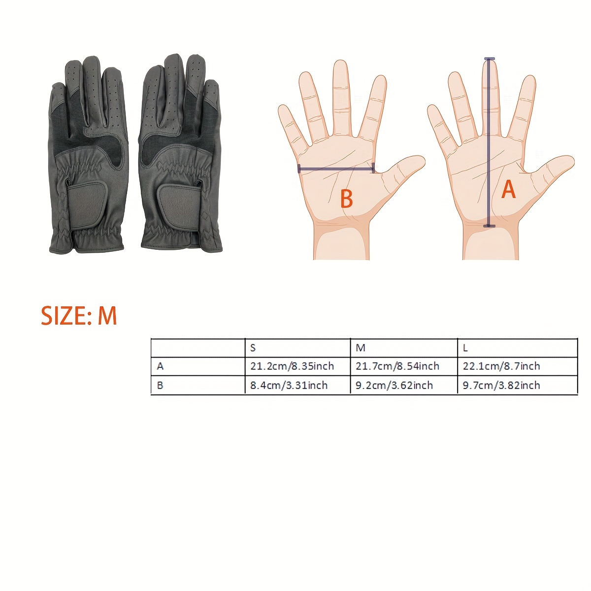 Equestrian Gloves, Full-finger Gloves For Horse Riding