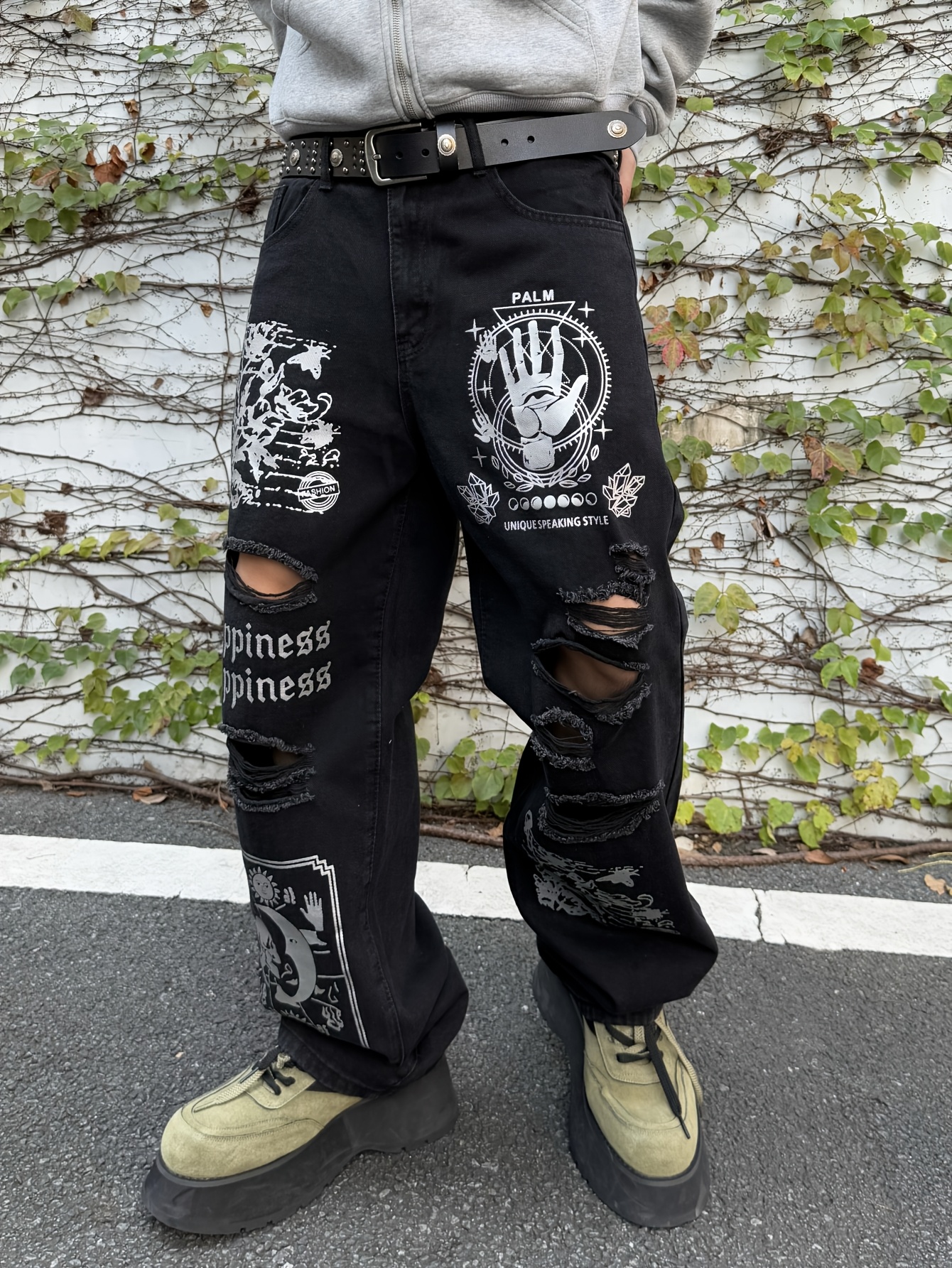 BLADE GRAFFITI LOOSE FIT JEANS BLADE GRAFFITI LOOSE FIT JEANS