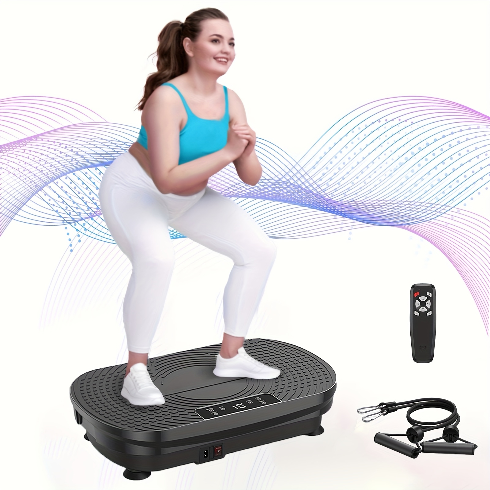 

Vibration Plate, Whole Body Vibration Plate Exercise Machine For Motor Speed Control, Full Workout Power Waver Vibrate Stand Shake Board Sport For Halloween & Christmas Gifts