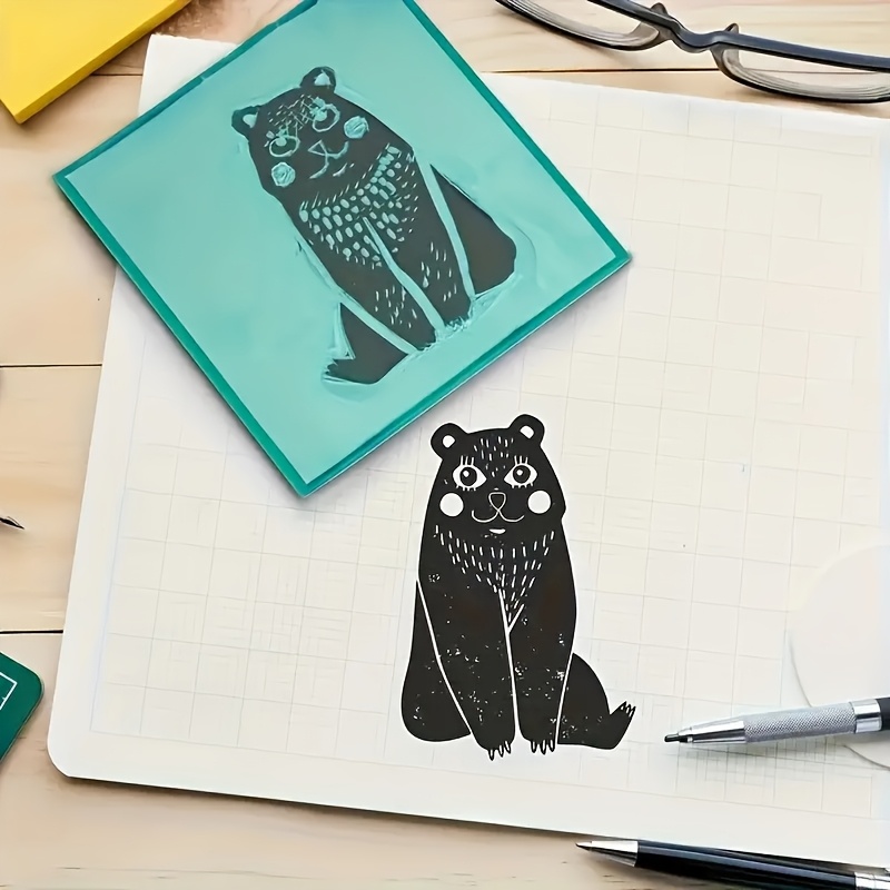 3pcs Soft PVC Carving Board for Printmaking & Sculpting