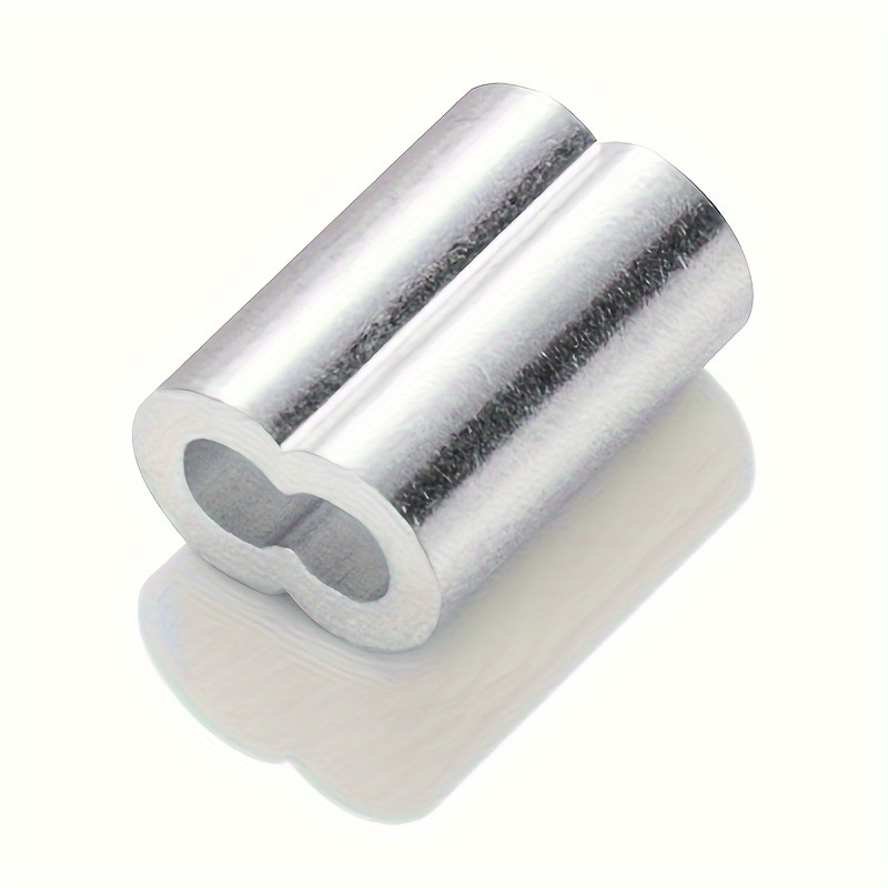 20PCS Aluminum Crimping Loop Sleeve for Wire Rope Cable Ferrule Diameter  3/16