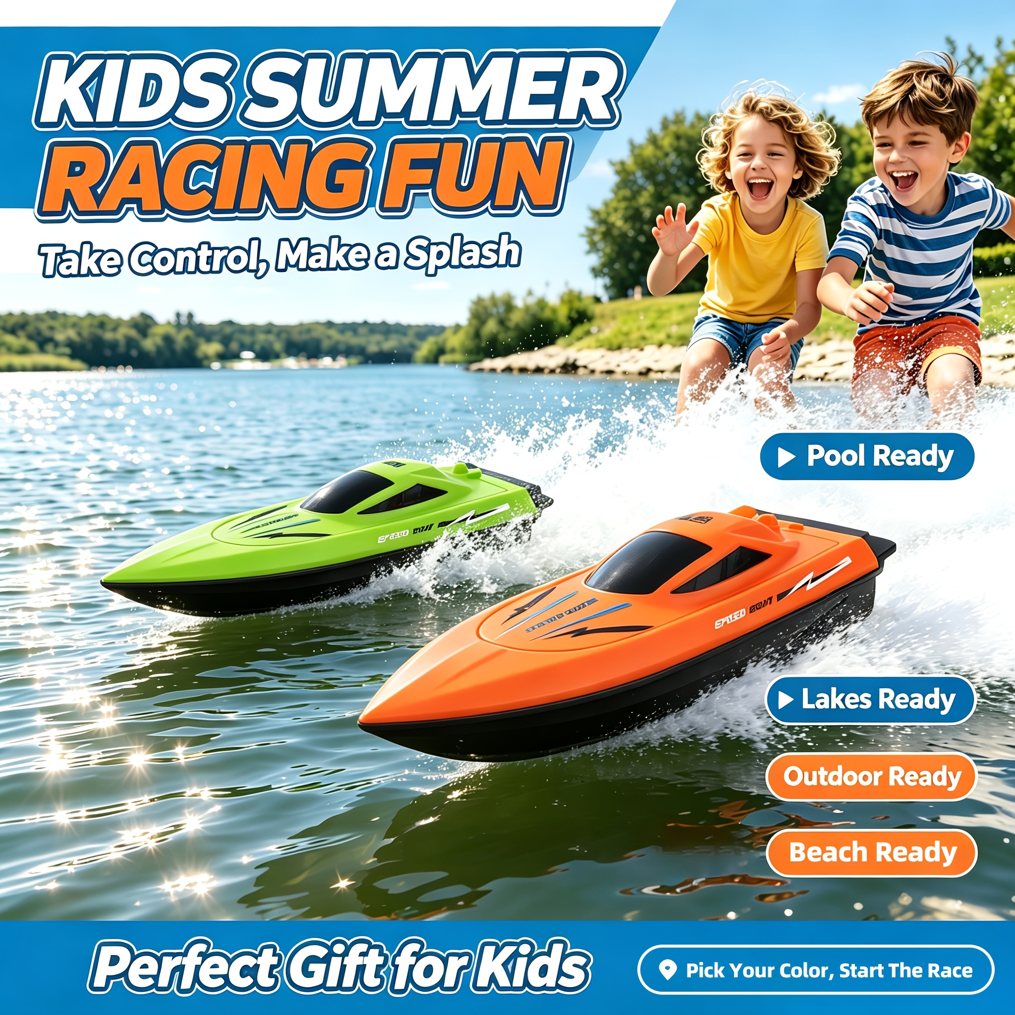 rc boats sold on Temu United States