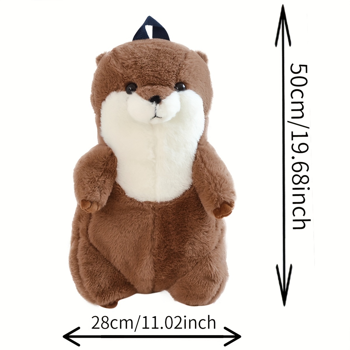 Zaino Peluche Adorabile Lontra Zaino Peluche Creativo Lontra - Temu Italy