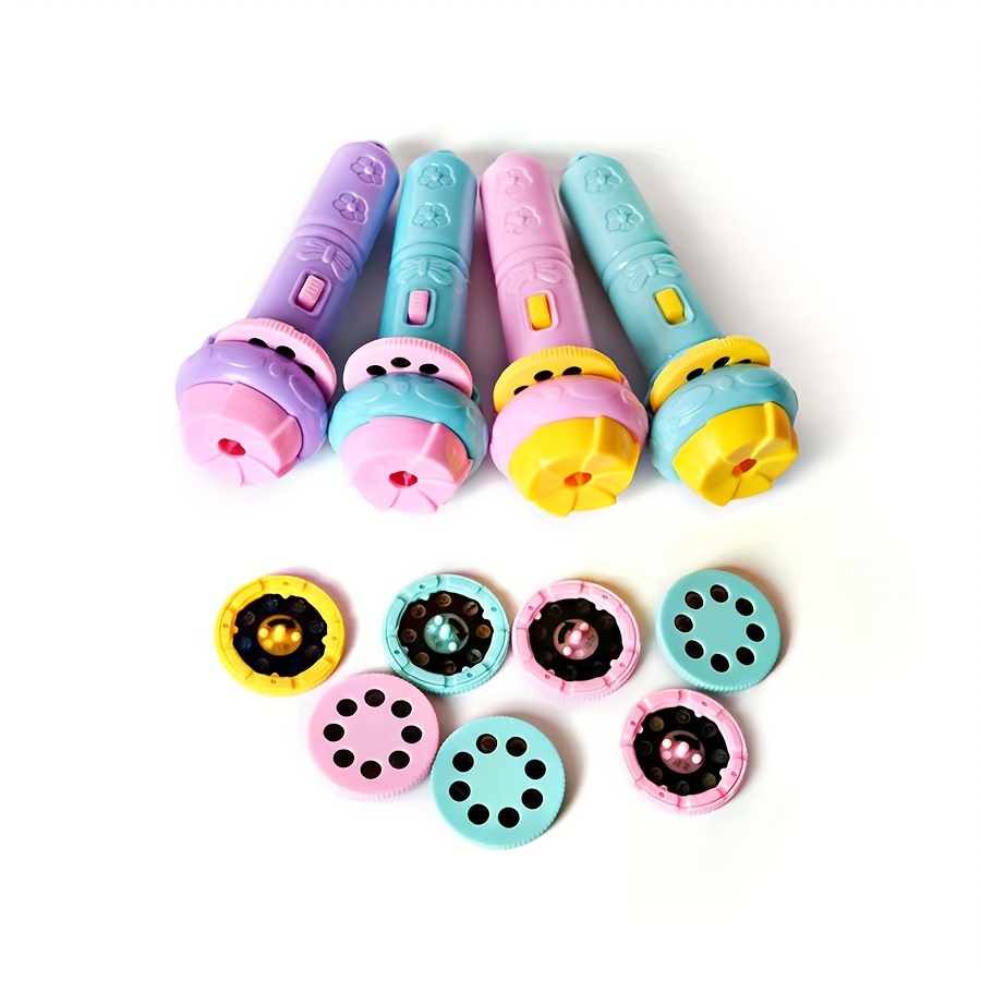 32 Pattern Flashlights Projector Bedtime Fun Puzzle Toys Dinosaur Animals Marine Insects Multiple Numbers Letters Fruits Multiple Pattern Projection Flashlights Holiday Gifts Christmas Gifts
