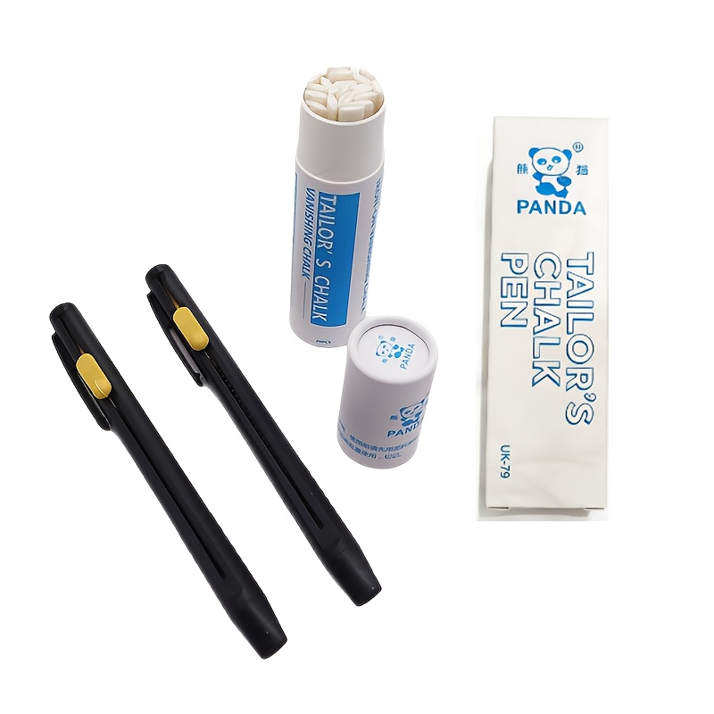 E-shop für DIY Basteln Nähen Markierkreide Nähen 2 Stifte + 20 Premium-Nachfüllungen Kreidebleistift Patchwork verschwindender Stoff-Marker-Stifte