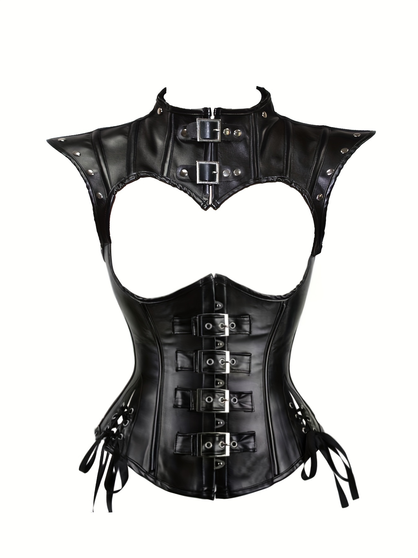 Steel boned Busiter Gothic Court Style Waist Corset Lace - Temu