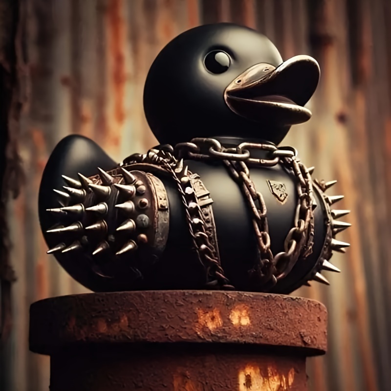 goth rubber duck sold on Temu United States