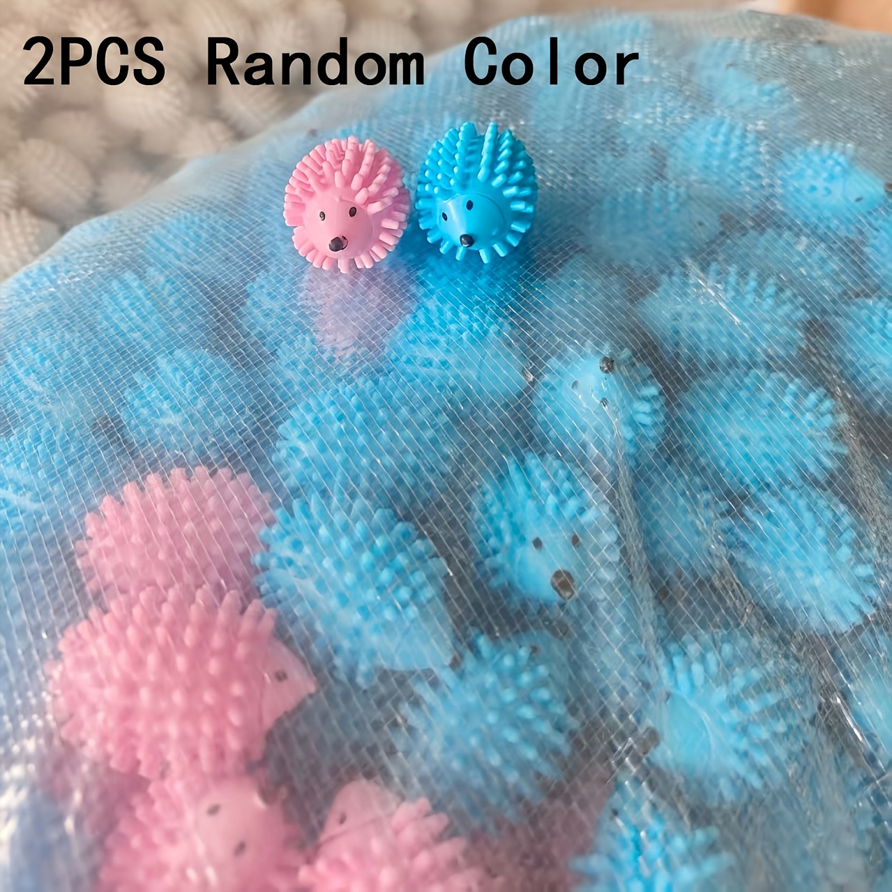 TEMU Random Color Reusable Laundry Ball Set - Removes Hair, Clothes, Prevents Tangling, Reduces Wrinkles, No Electricity Needed, Laundry Accessories,