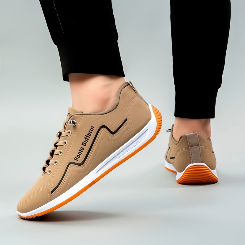 1 Pair of Men'S Casual Sneakers, Men'S Tennis Shoes - Lightweight, Versatile Slip-On Sneakers, Spring And Autumn Shoes, Casual And Sporty Style, All-Day Comfort, Sneakers