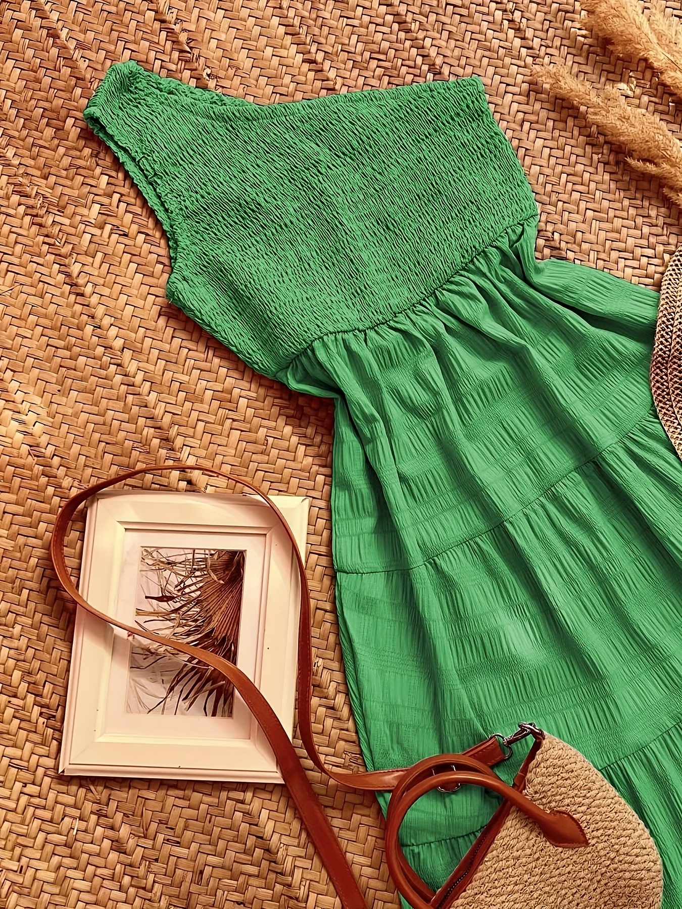 green lace dress nordstrom CALIstyle LA Woman Embroidered Terry Cloth Short Set In Kelly Green main image 0