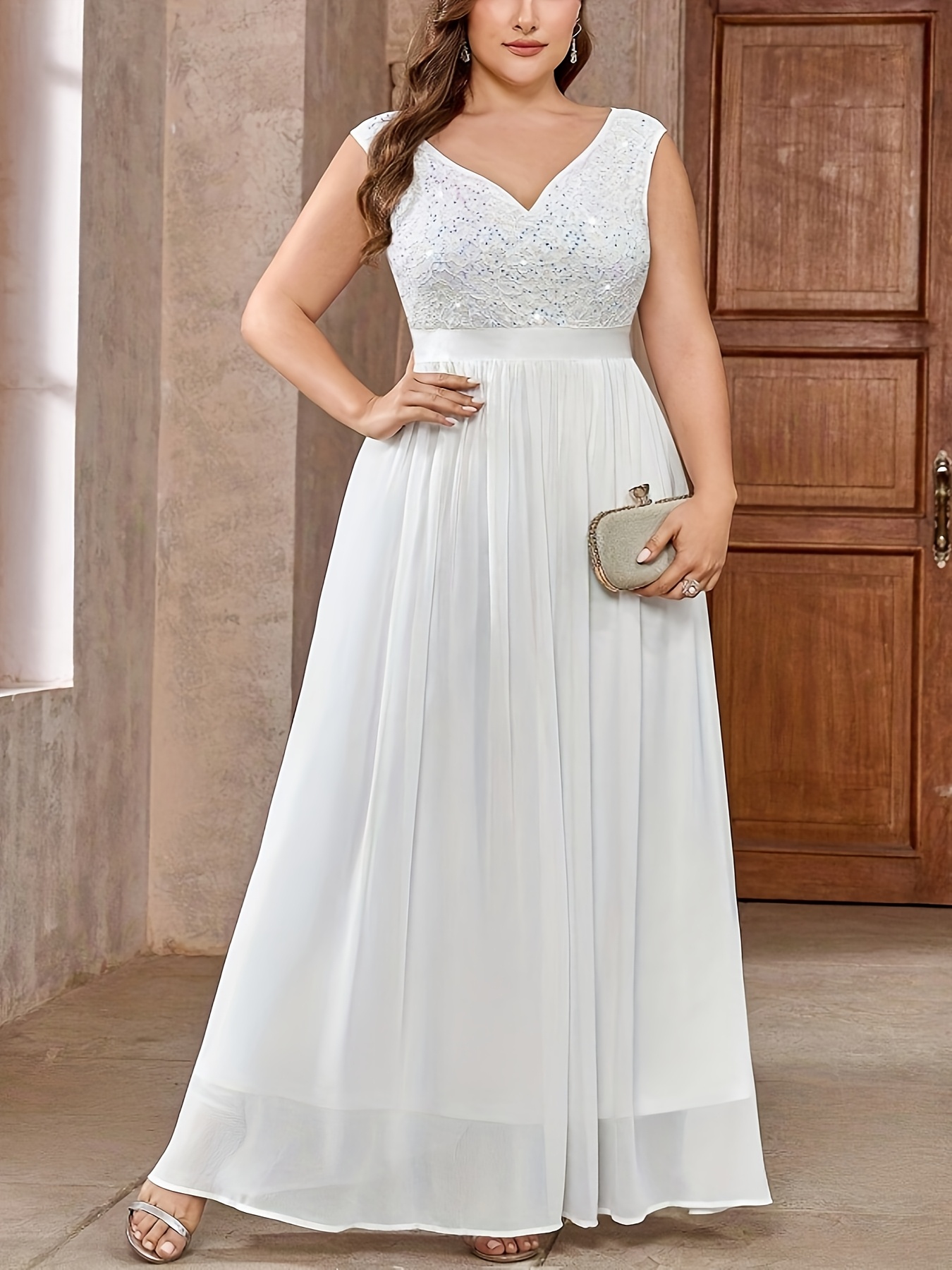 plus size womens plus size formal party evening gown elegant