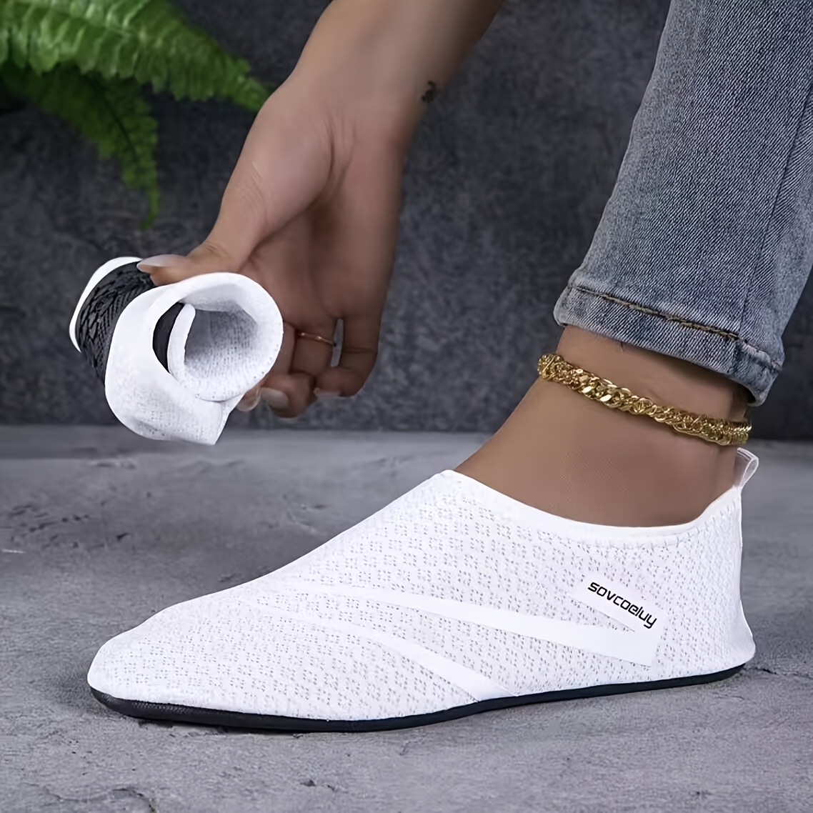 TEMU [duo Dzl Yd] Sports Fitness Training Shoes Yoga Silent Breathable Soft Sole Water Wading Shoes Outdoor Athletic Shoes Men's Casual Shoes 102