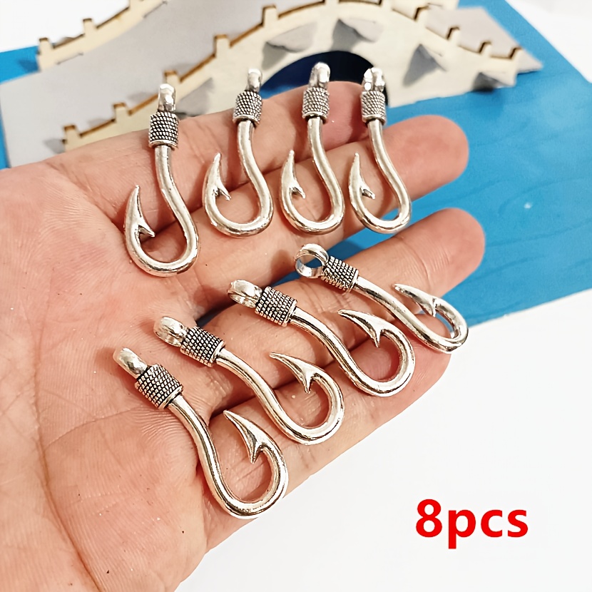 8pcs Alloy Shape Charms Pendants For Making Accessories