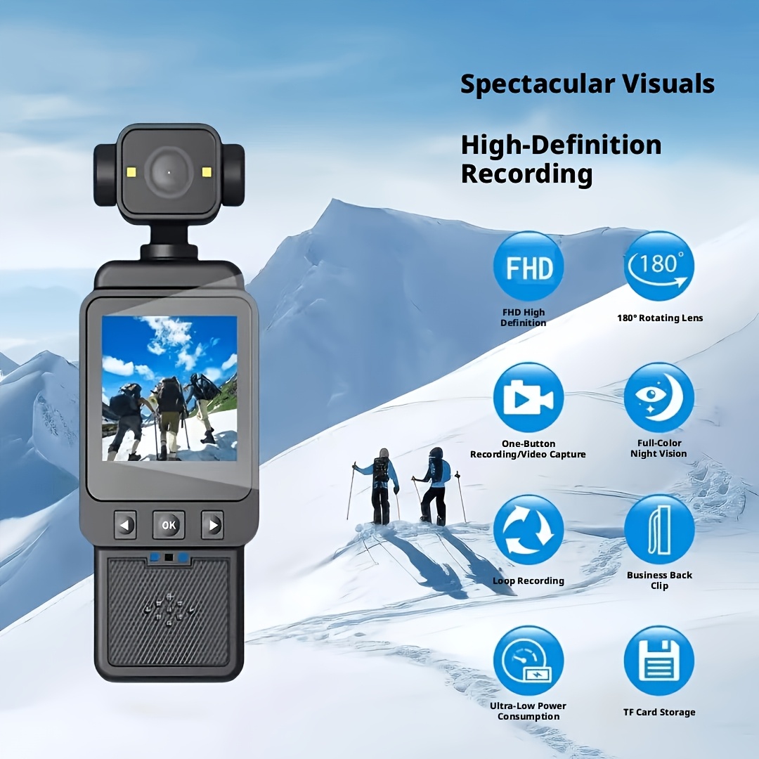 2026 yeni ultra   4ü 1   aksiyon kamerası | 1080p hd video kaydını destekler, 360° dönebilen lens, görüntü sabitleme, tek tıkla kayıt, kompakt dış mekan kamerası, bisiklet, vlog ve   seviyesinde çekim i̇çin uygun