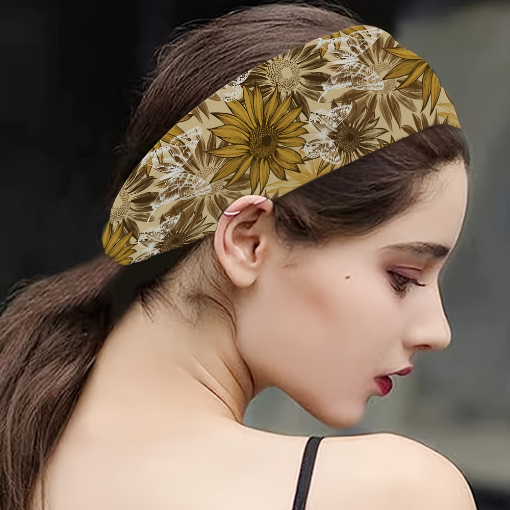 Fabric Thin Headband Leopard Print Hairband Teeth Non slip - Temu