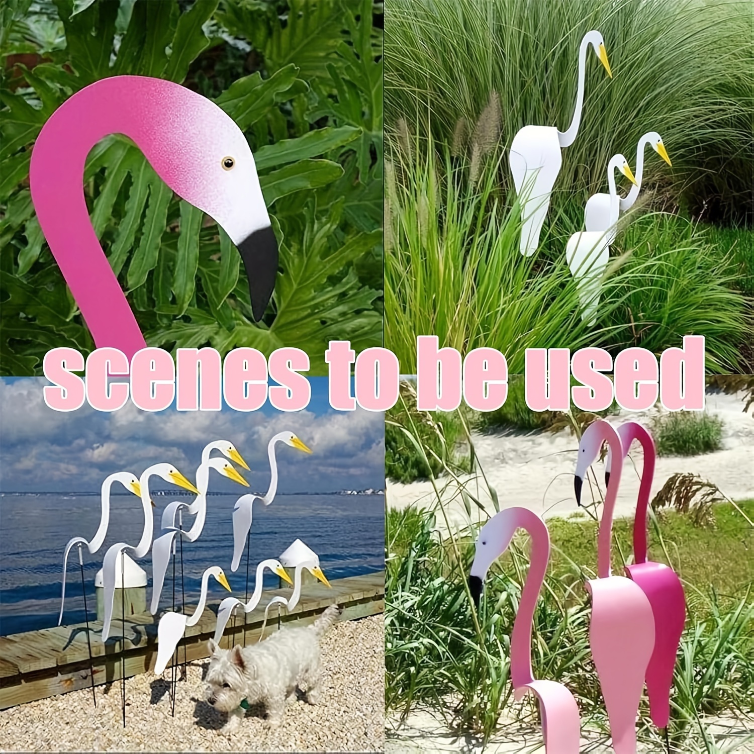 

Flamingo Wind Spinner - Pink Metal Garden Art, Outdoor Lawn & Patio Decor, No Battery Needed