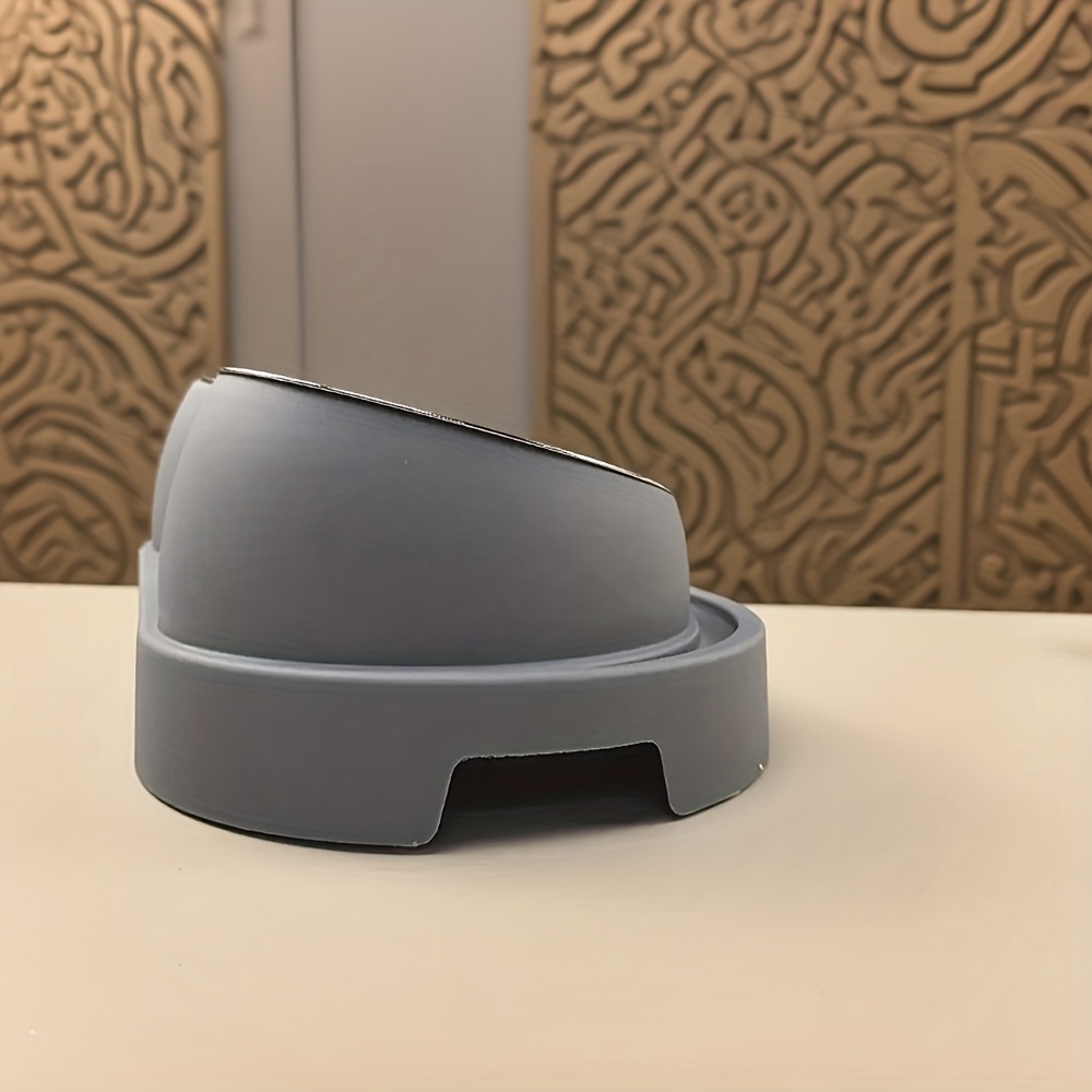 1 Bol Double Moderne surélevé pour Nourriture et Eau - Distributeur à Double Compartiment Amovible et Facile à Nettoyer avec Bols en Acier Inoxydable, Gain de Place pour Petits Chiens, Chats et Chaton, Adapté aux Animaux de Petite à Moyenne Taille - Station d'Alimentation Moderne pour Animaux