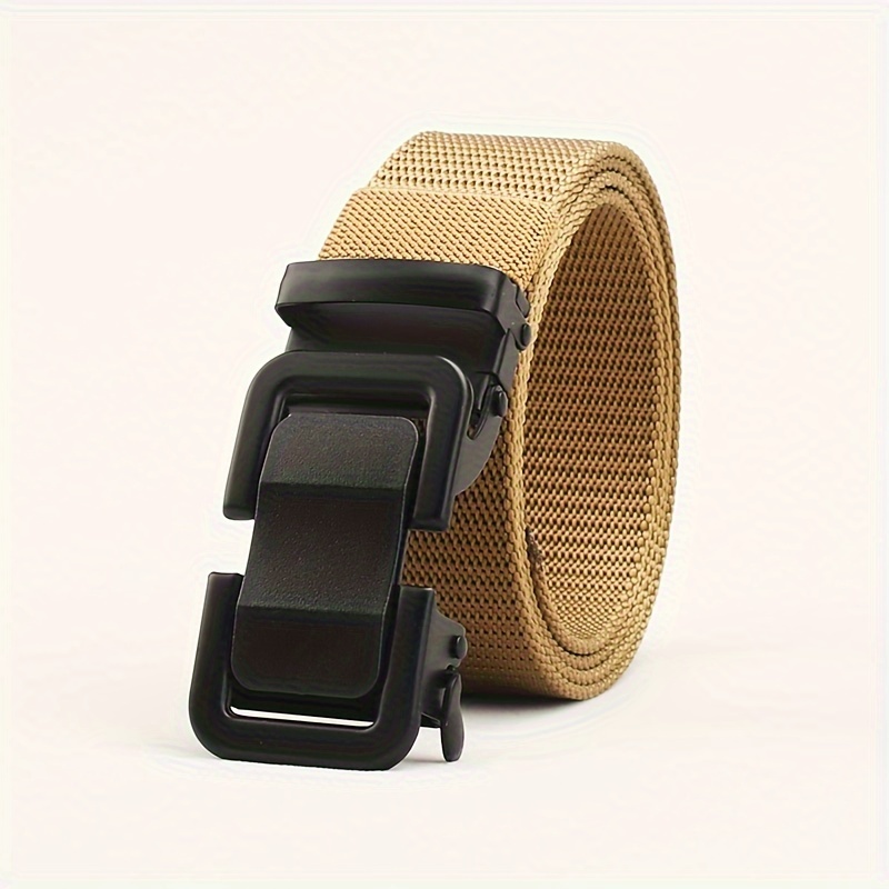 3pcs Men's Tactical Nylon Belts with Automatic Buckle