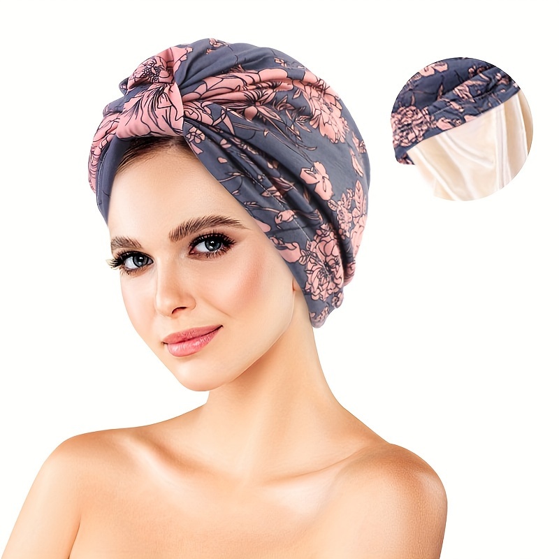 

Ethnic Style Headscarf Hats Fashionable Turbans For Women Soft Pre Tied Knot Color Matching Pleated Turban Cap Beanie Chemo Hat