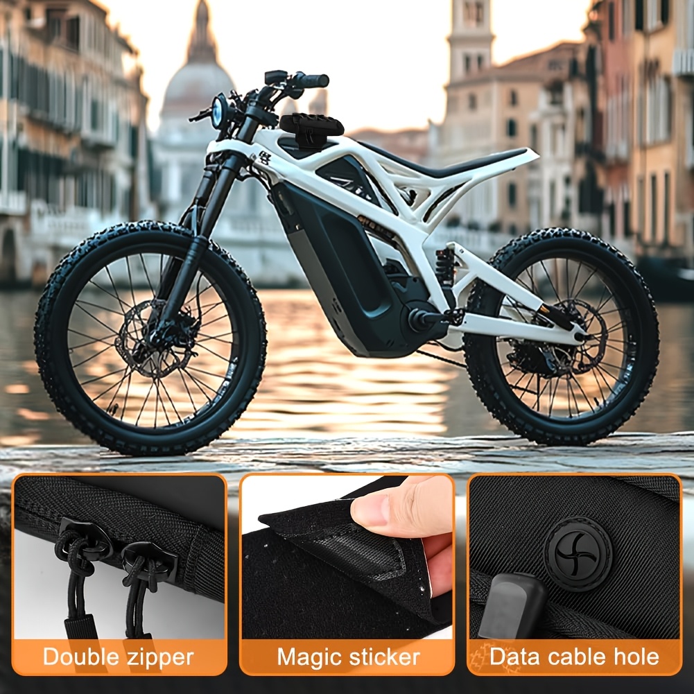 TEMU Phone Bag For Ebike, Motorcycle Frame Battery Bag, Pouch For For Electric Dirtbike Tutti Soleil 01/ Light Bee/ Pro / Mx3 Mx4 Mx5