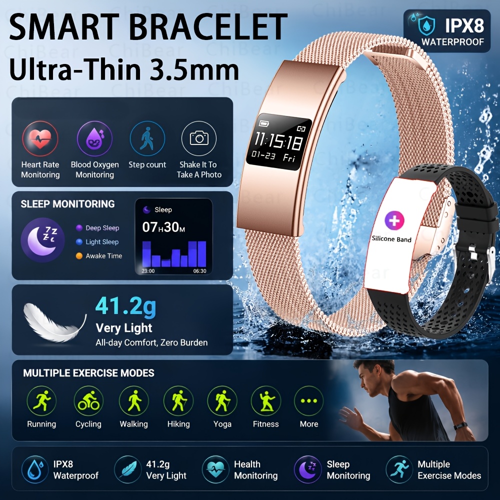 Ultra-Thin Smartwatch with Multifunctional Features
