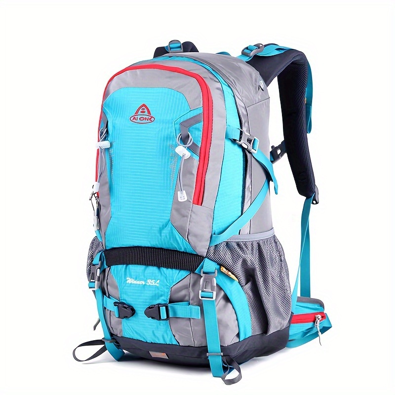 1pc 35l Outdoor Climbing Backpack With Rain Cover For Men And Women  Suitable For Outdoor Camping Fishing And Hiking, Shop The Latest Trends