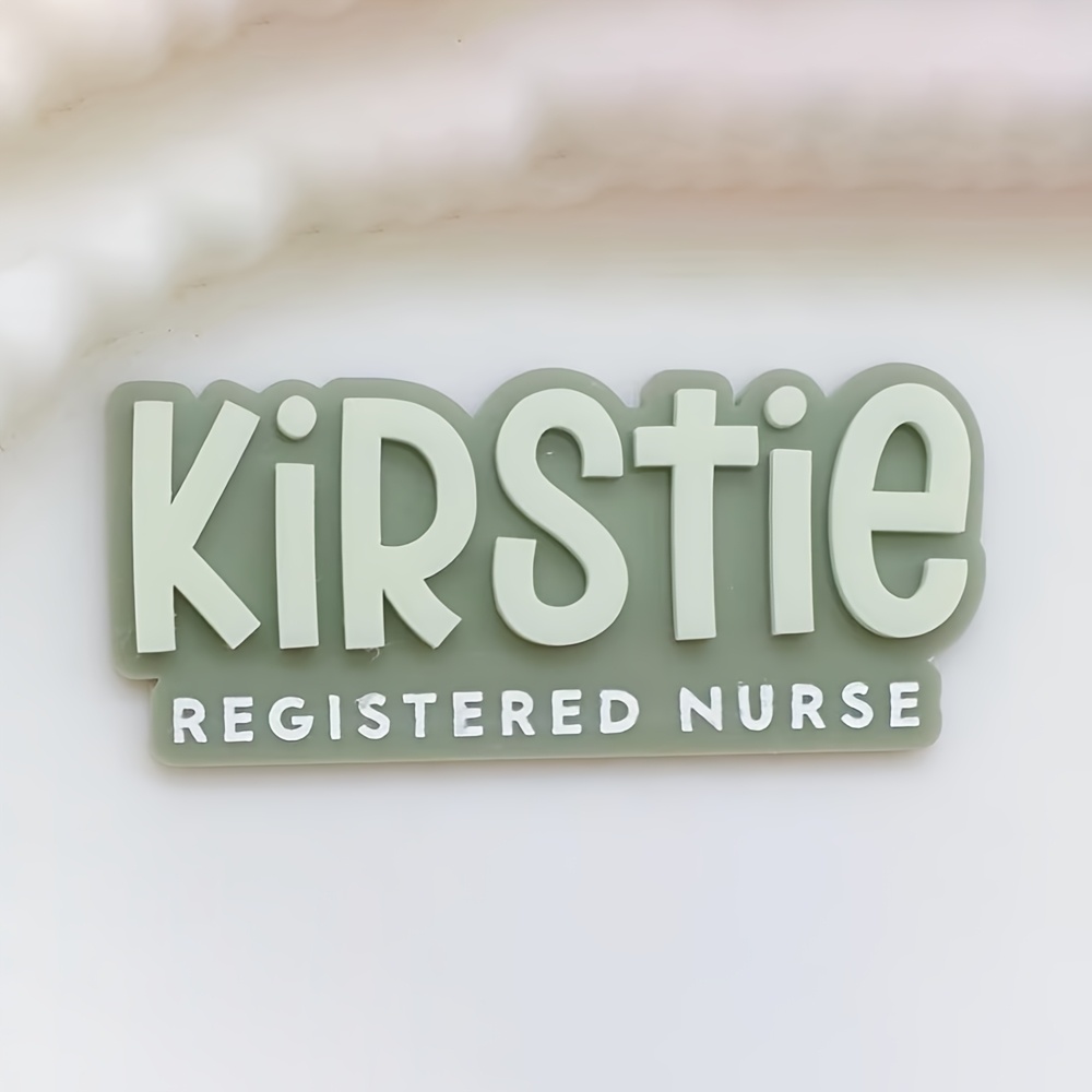 TEMU [customized]modern Brand| Custom Acrylic Nameplates| Nurse, Treatment Assistant, Medical, Shop Badge
