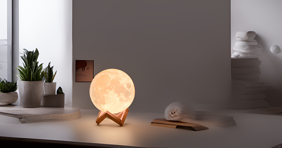 A Single Smart Remote-Controlled Moon Lamp with 128 Colors, a Small Light, Perfect As a Birthday Gift, Bedside Lamp, LED Light, USB Lamp, Decorative Item, Bedroom Light, Room Decoration Light, And a Creative Gift for Birthdays And Valentine'S Day.