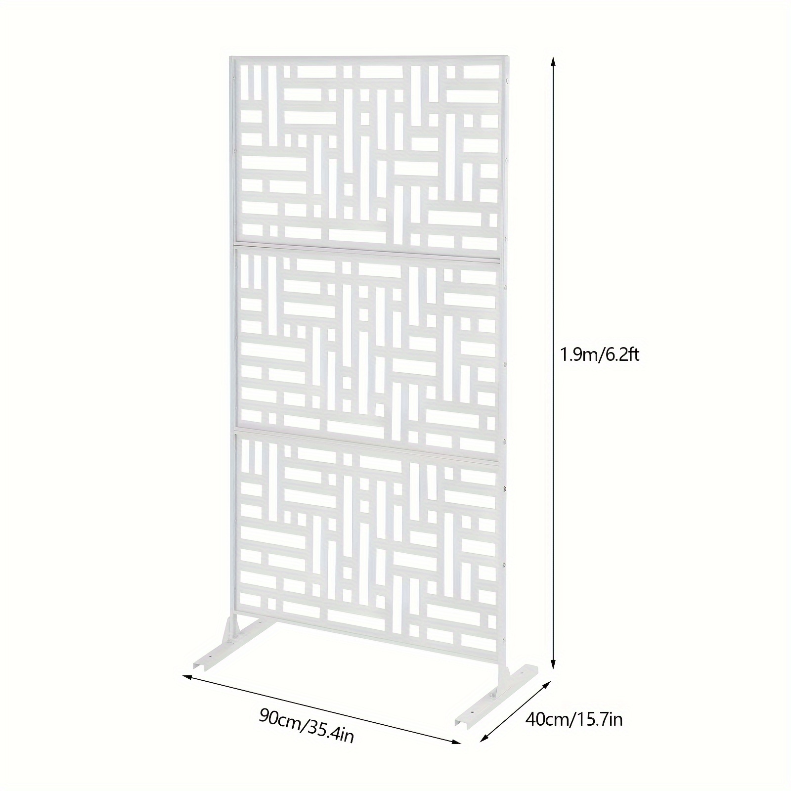 Metal Privacy Screen Outdoor Decorative Privacy Screen Stand Temu
