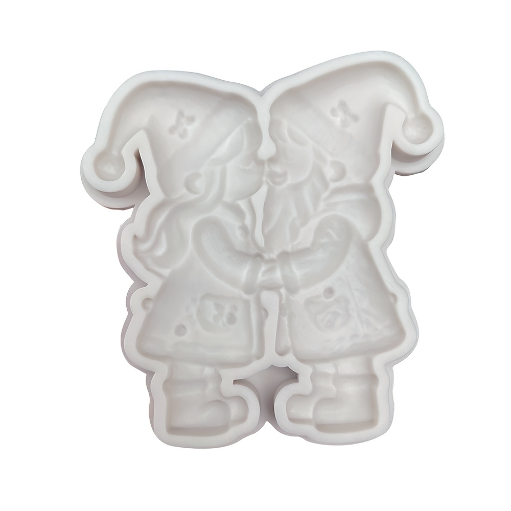 Christmas Lovers Decoration Silicone Mold Jewelry Resin Clay Mold