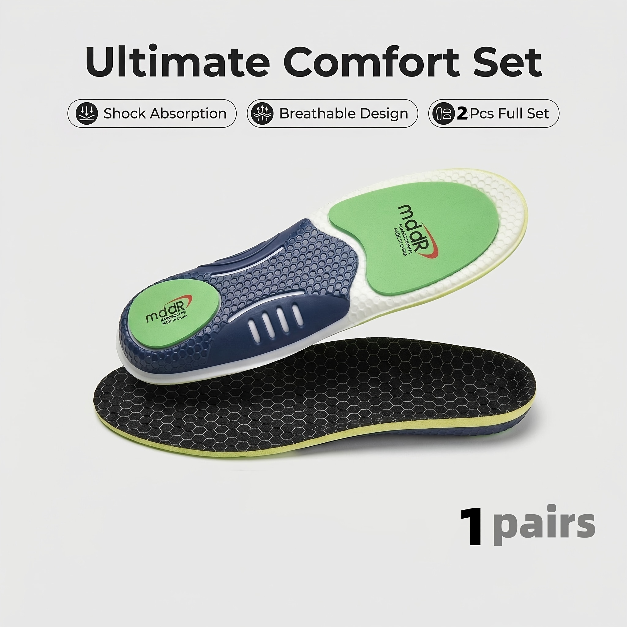 Tpu Arch Athletic Insole, Silicone Fabric, Arched Shoe Pad, Sweat-absorbing And Deodorizing, Comfortable And Breathable, Shock-absorbing Pad