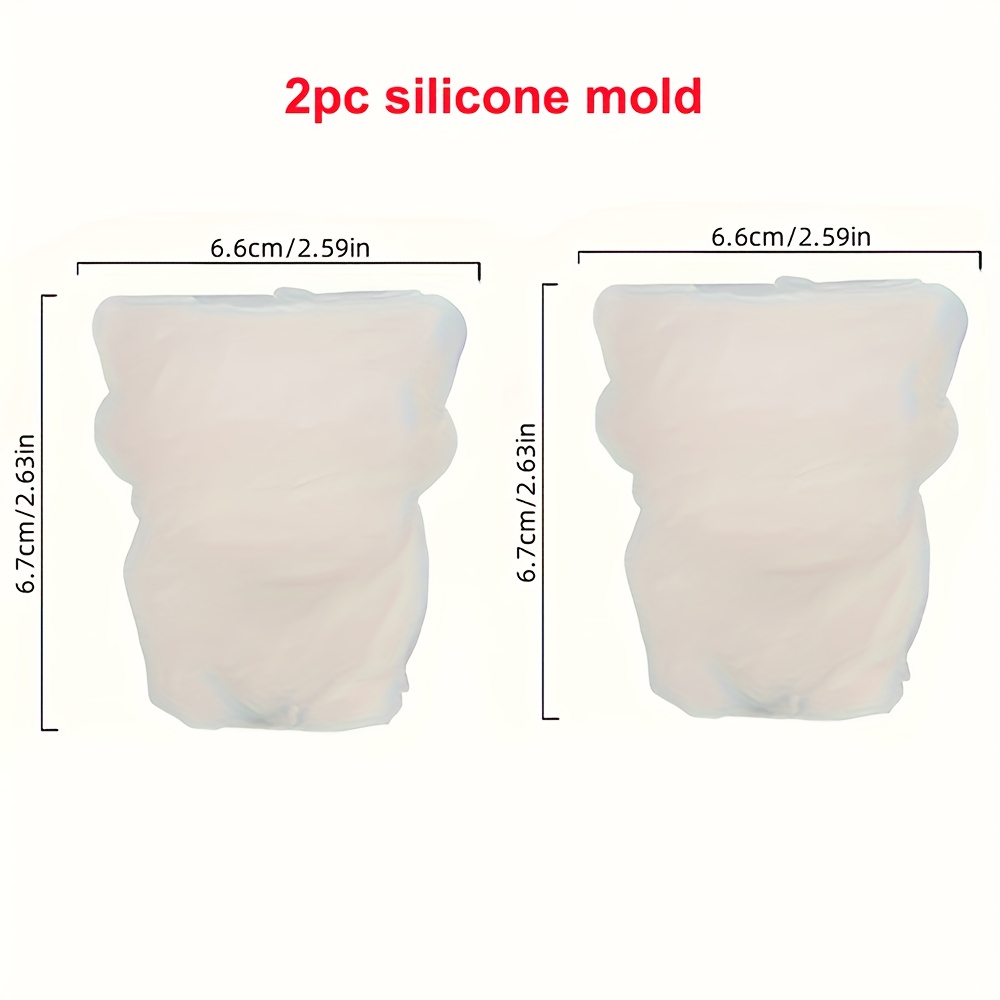 Image of 1/2pcs Highland Cow Candle Silicone Mold Animal Shaped Mold For Diy Handmade Candles, Plaster & Resin Crafts, Unique Holiday Gifts, Birthday Home Decor Accessories