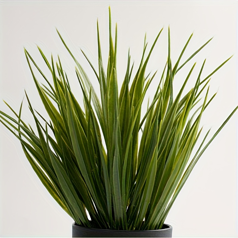 2pcs Lifelike Artificial Green Plants Potted Durable, Maintenance-Free and UV-Resistant Artificial Greenery Suitable for Indoor/Outdoor Decoration, Perfect for Home and Office, Farmhouse and Garden, Four Seasons Decorative Artificial Plant, Home Aesthetic