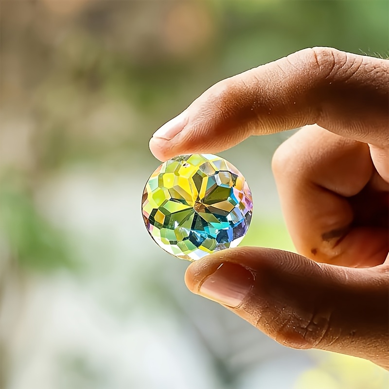 E-shop Schöner Sonnenfänger, . Mehrfarbiger künstlicher Kristallprisma, optisches Glas , RGB-Kombinationstrennung, Lernspielzeug, geeignet ab 14