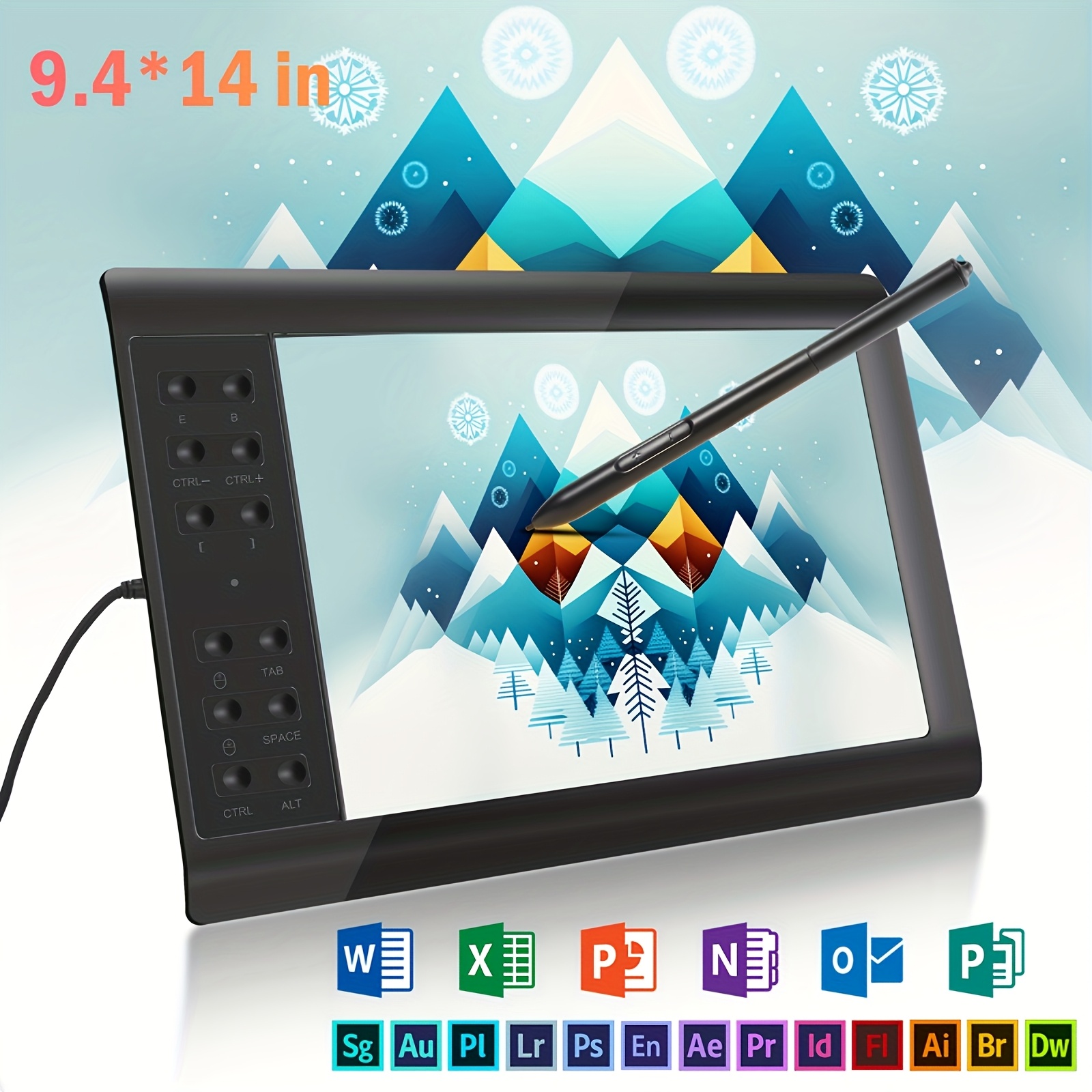 drawing tablets sold on Temu United States