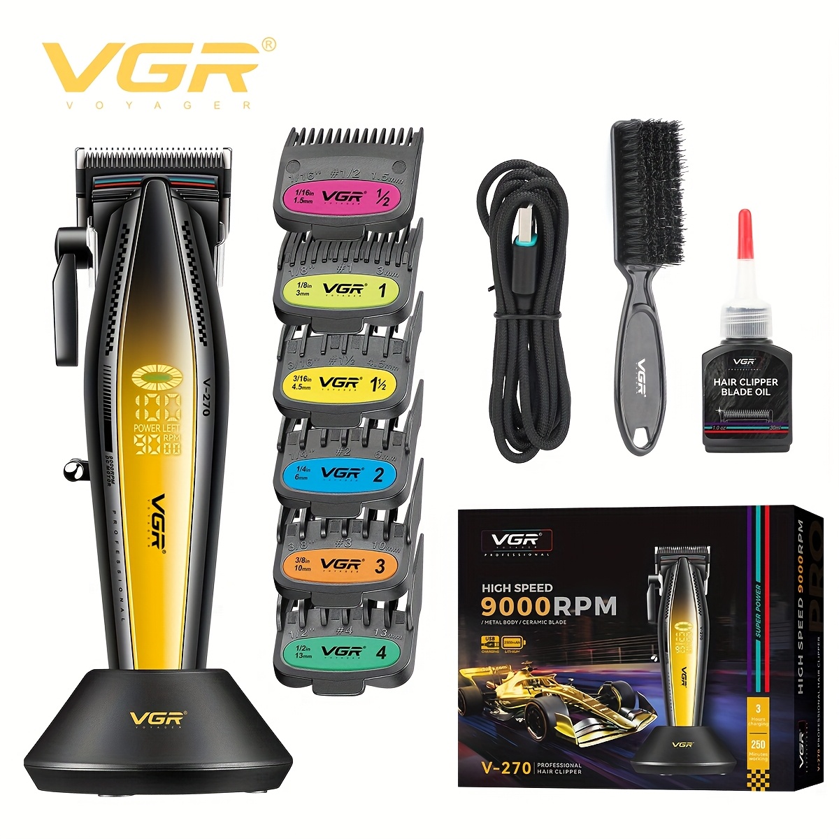 Tondeuse à Cheveux Professionnelle Panasonic ER-GB84 - Sans Fil Rechargeable - Occasion Bon état