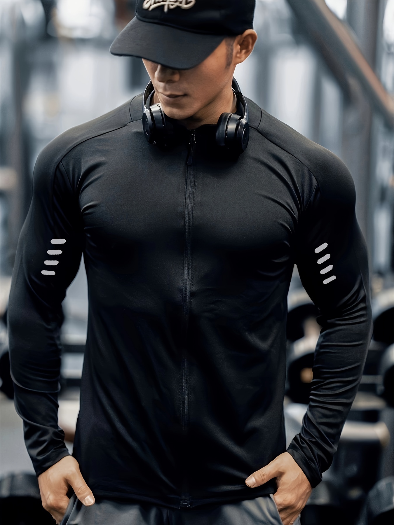 zip through gym top