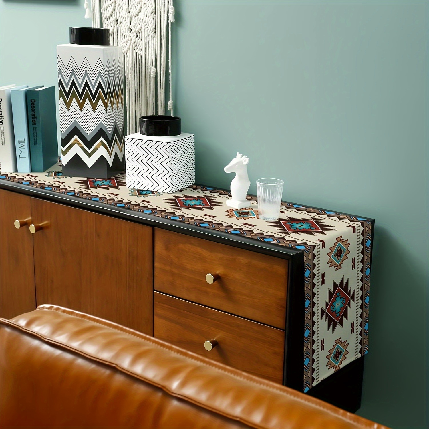 1pc multicolor boho table runner linen holiday dresser - Temu Bahrain