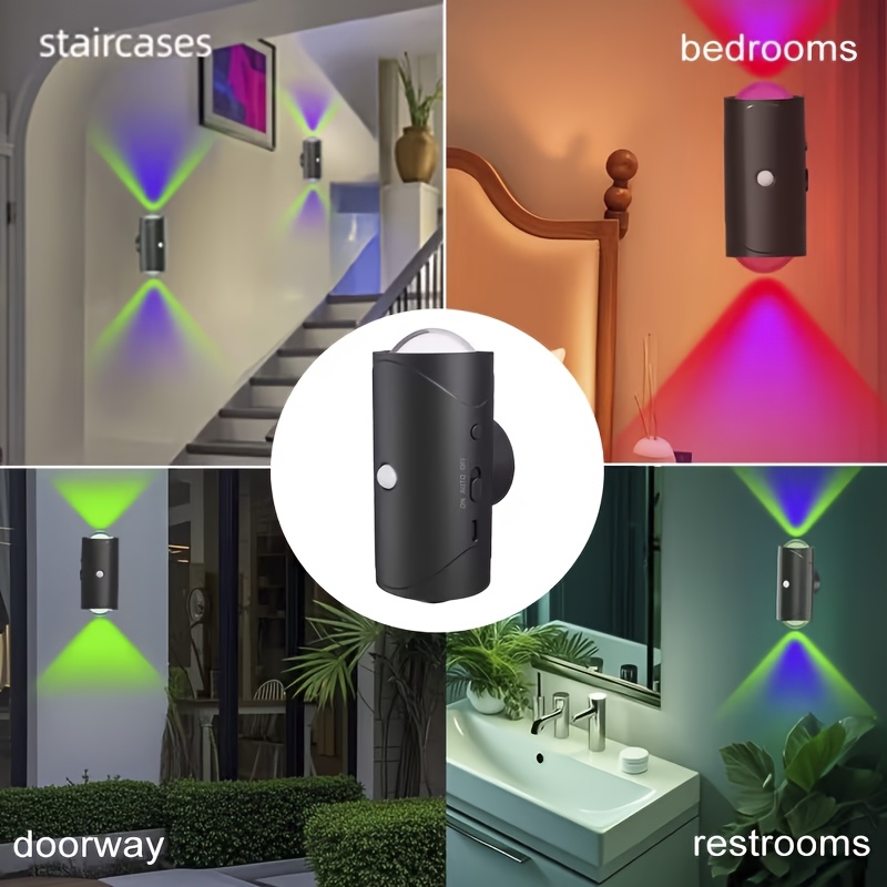 2pcs Smart LED Night Light with Motion Sensor