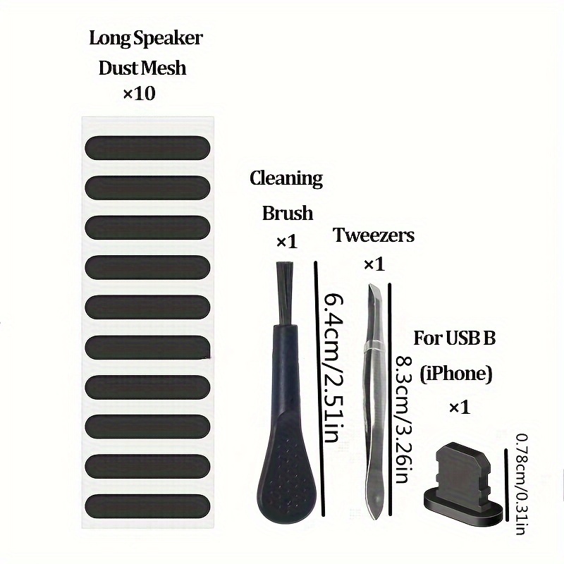 4 Piezas Kit de limpieza para iPhone juego de tapones - Temu Mexico