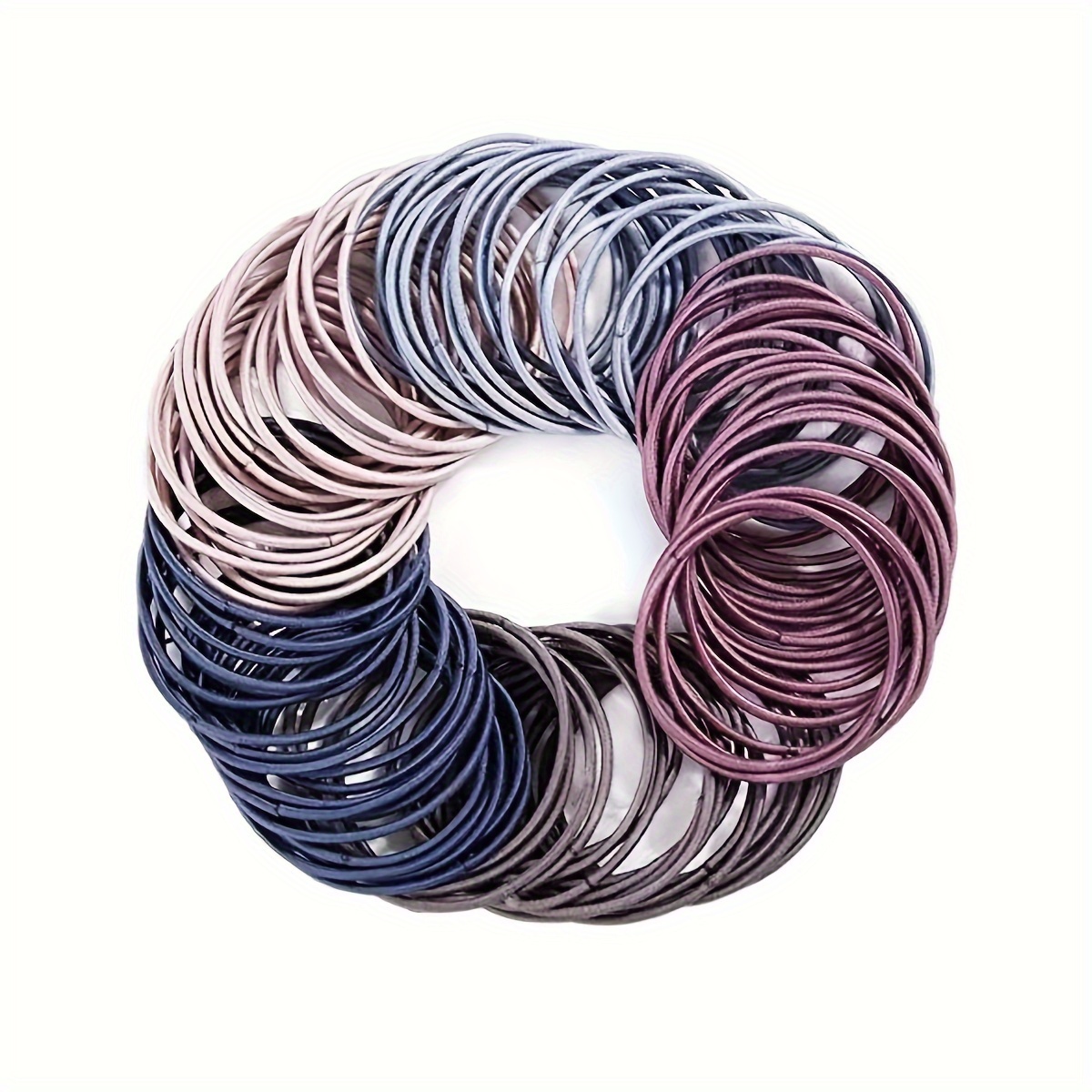 

100pcs Hair Ties - Y2k & Minimalist Style Ponytail Holders For Women And Girls