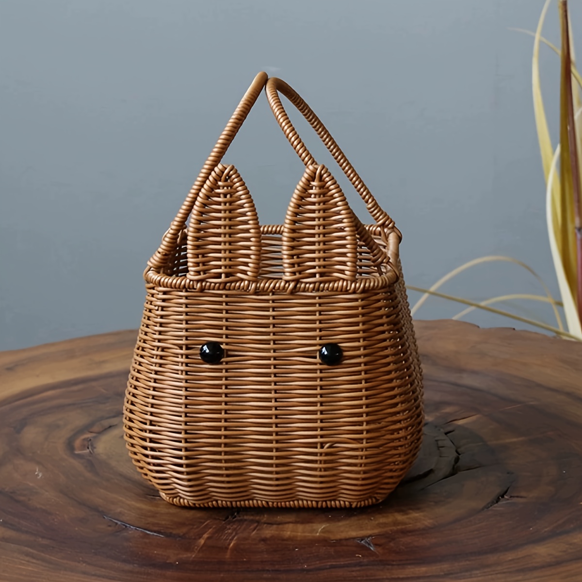 1pc Easter Basket, 3d Three-dimensional Cloth Easter Basket